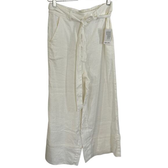 Splendid NWT, Linen and Tencel Pants, White, Size Small - Picture 1 of 8